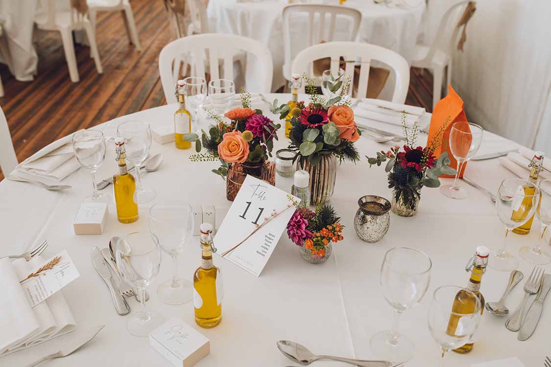 décoration colorée table mariage horizon wedding