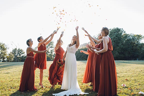 demoiselles d'honneur mariage horizon wedding