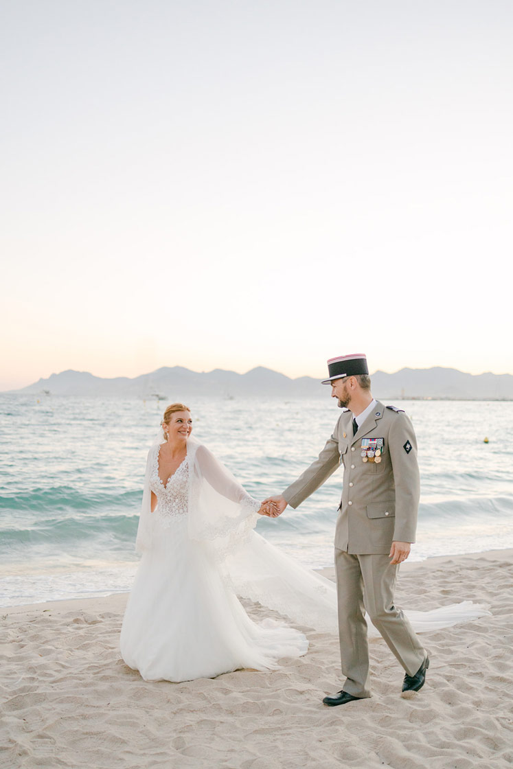 romantic beach wedding planner french riviera
