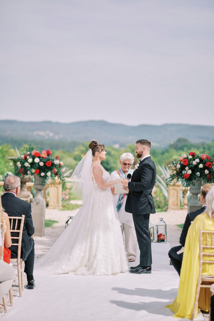 chateau robernier wedding ceremony