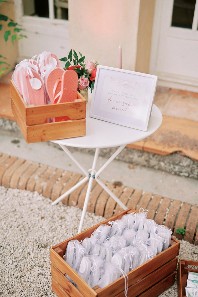 flip flop wedding favors provence