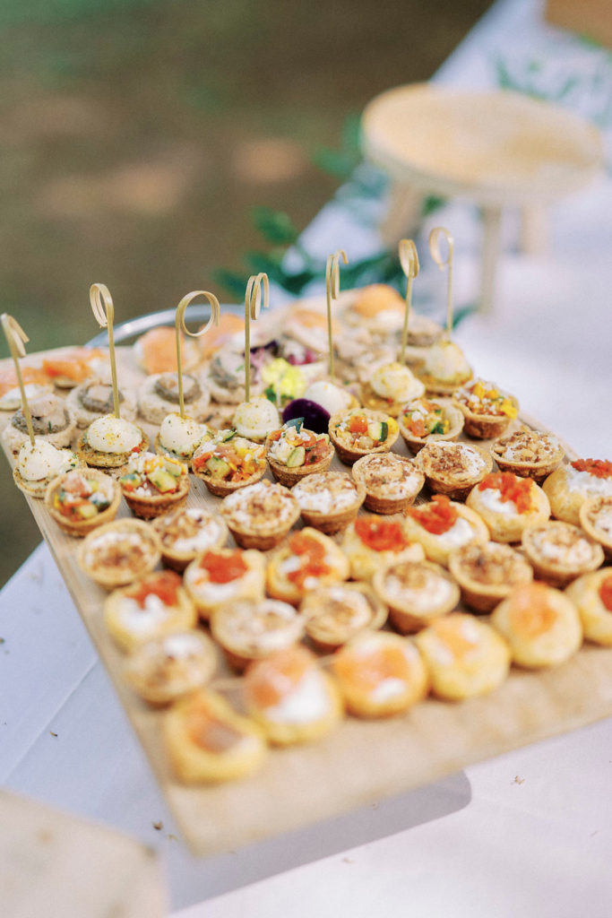 provence wedding appetizers