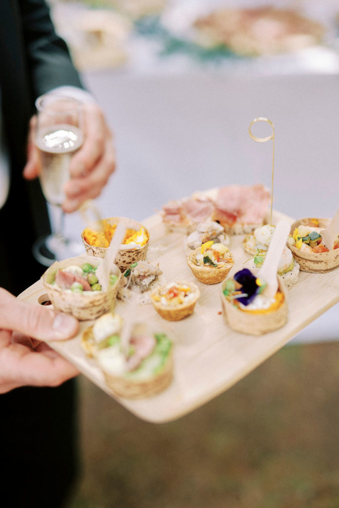 wedding appetizers provence
