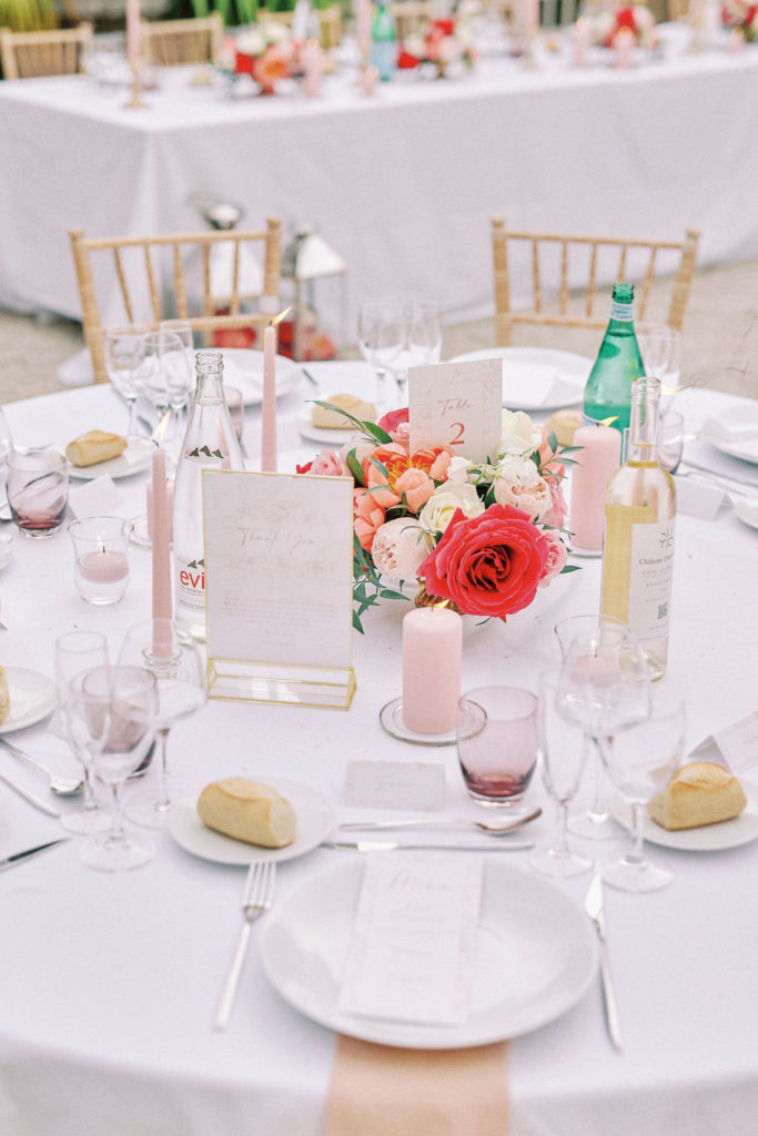 wedding table chateau robernier provence