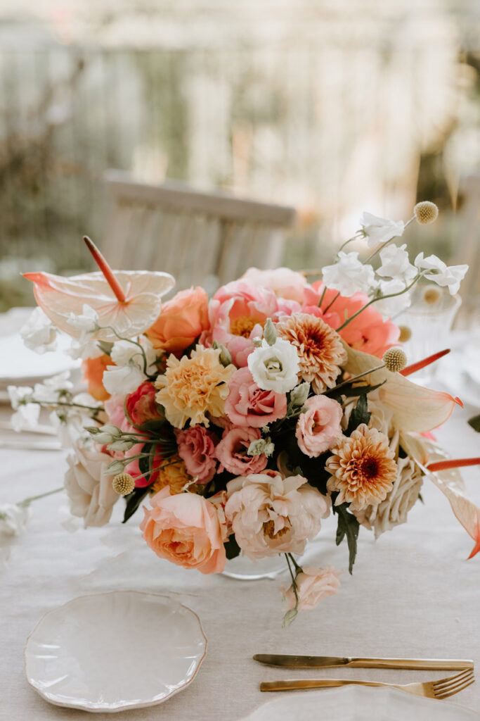 elegant wedding flowers south of france