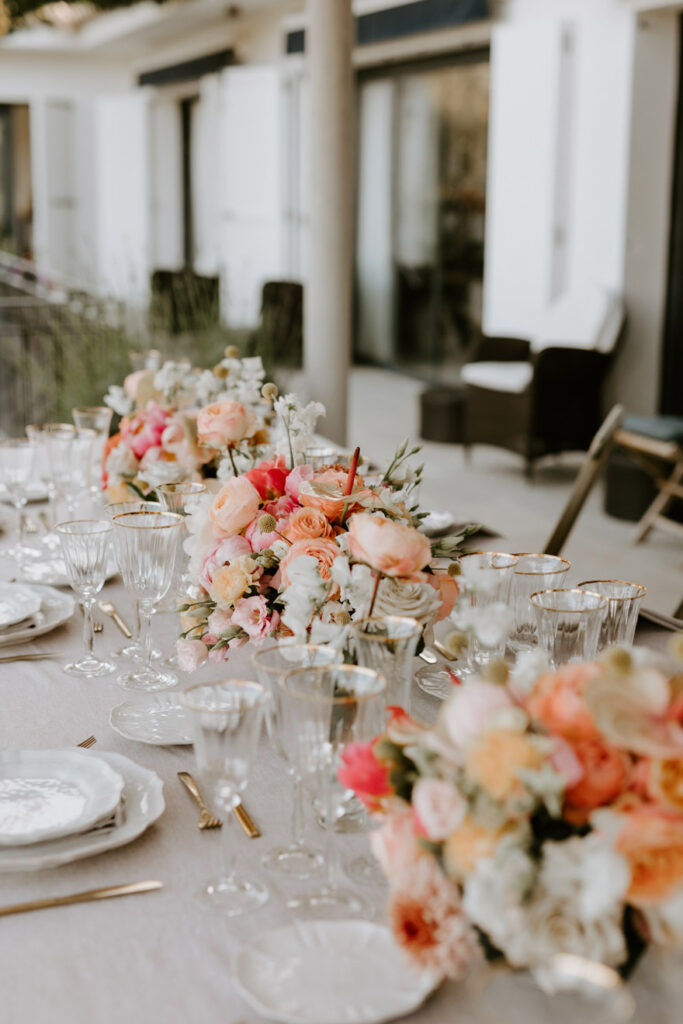 refined dinner wedding french riviera