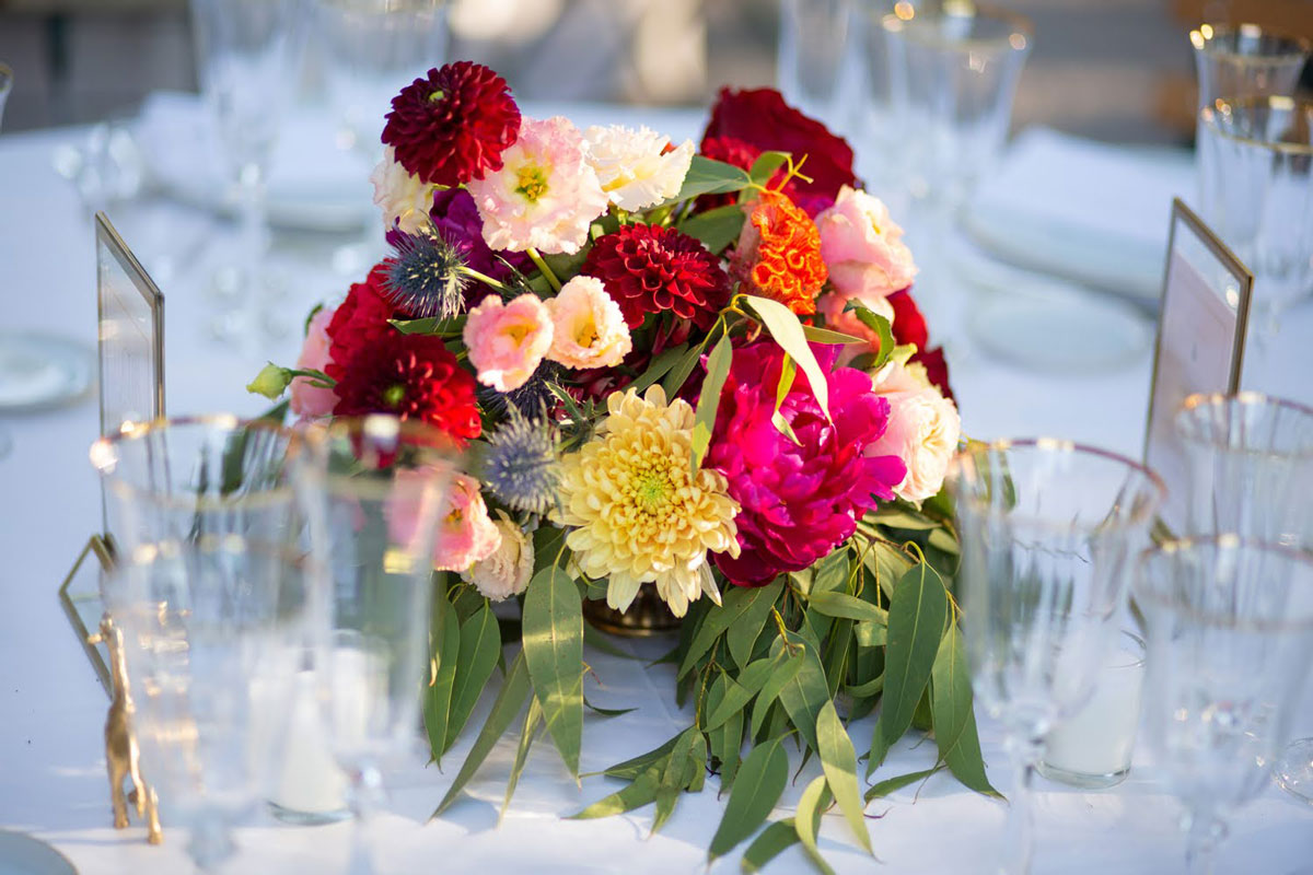 wedding flowers chateau sainte roseline provence